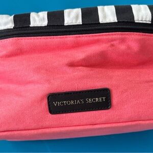 Victoria's Secret Pink and Black Cosmetic Bag travel bag
